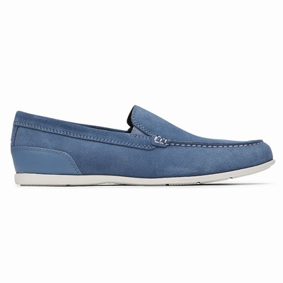 Rockport Malcom Venetian Freizeitschuhe Herren Blau YCS-520314